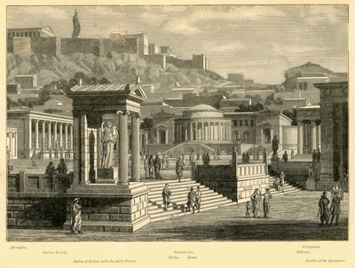 Atens agora restaurerad, 1890. av Unbekannt