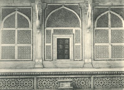 Agra. Skärm av Salim Chishtis Tomb, Fatehpur Sikri. av Unbekannt