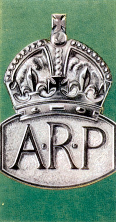Air Raid Precautions, cigarettkort, brittiskt, 1938 av Unbekannt