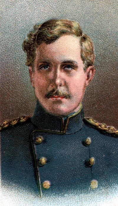 Albert I 1875-1934, kung av belgarna från 1909, i militäruniform, 1917 av Unbekannt