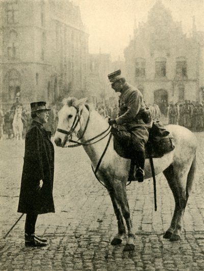 Albert I av Belgien, första världskriget, 1914, c1920. av Unbekannt