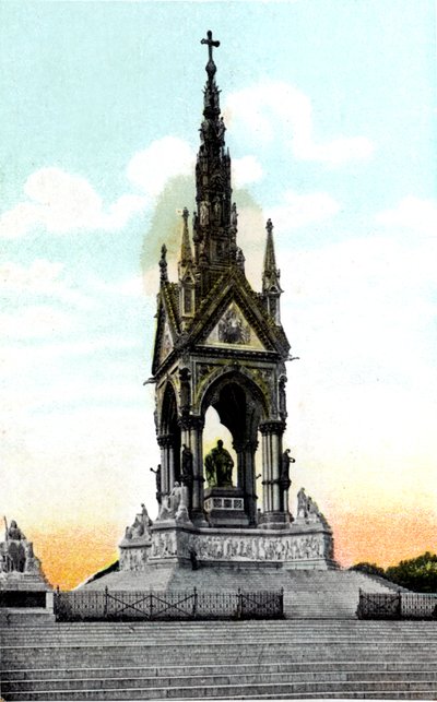 Albert Memorial, London, 1900-talet av Unbekannt