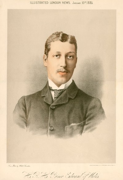 Albert Victor, hertig av Clarence, 1885 av Unbekannt