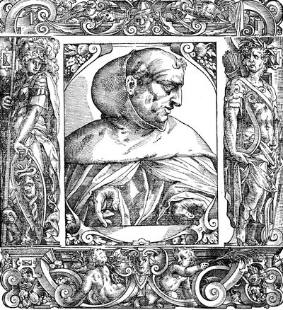 Albertus Magnus c1200-1280 Tyskfödd dominikanermunk, 1500-talet av Unbekannt