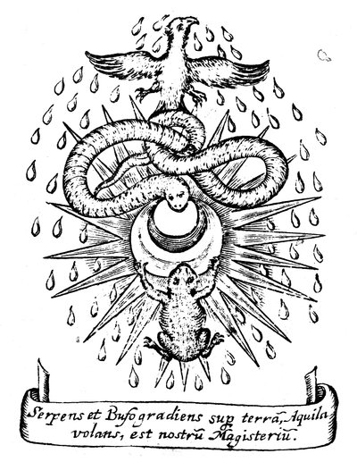 Alkemisk symbolism, 1652 av Unbekannt
