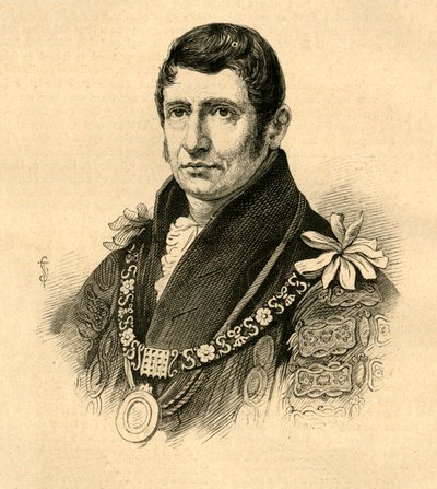 Alderman Waithman, från ett autentiskt porträtt, 1897. av Unbekannt