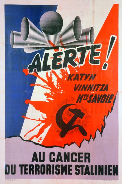 Alert!, för den stalinistiska terrorismens cancer, c1940-1953 av Unbekannt