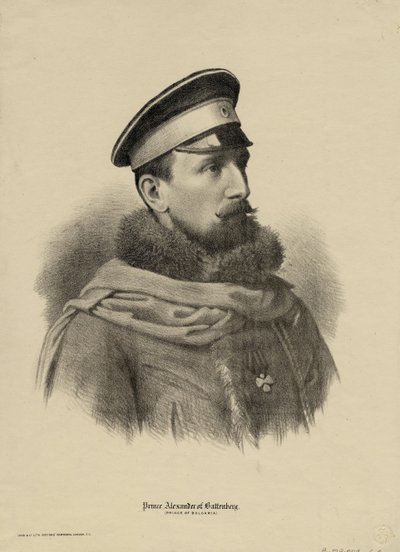 Alexander Joseph 1857-1893, prins av Bulgarien, 1880 av Unbekannt