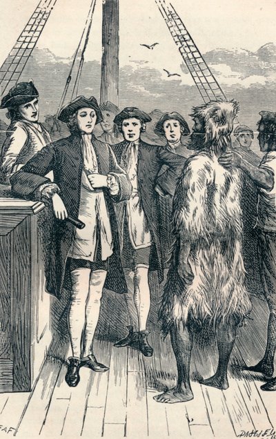 Alexander Selkirk togs ombord 1904 av Unbekannt