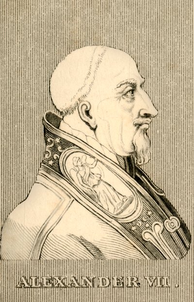 Alexander VII, 1599-1667, 1830. av Unbekannt