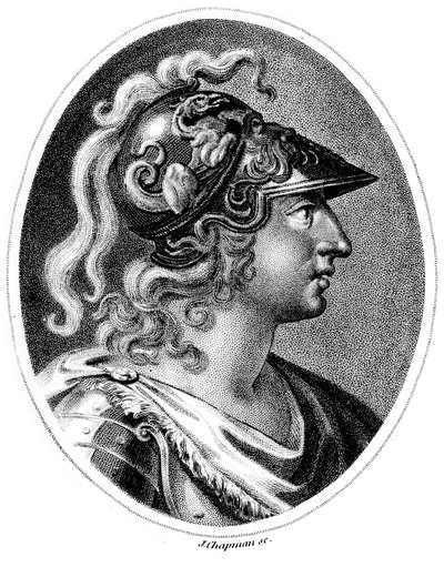Alexander den store 356-323 f.Kr., c1800 av Unbekannt