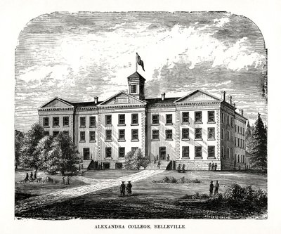 Alexandra College, Belleville, Ontario, Kanada, 1800-talet av Unbekannt