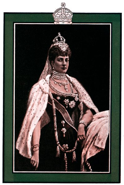Alexandra av Danmark 1844-1925, drottning gemål till kung Edward VII, 1902-1903 av Unbekannt