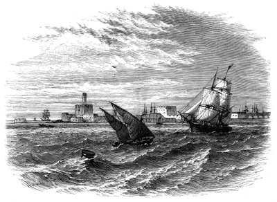 Alexandria från havet, Egypten, c1890 av Unbekannt