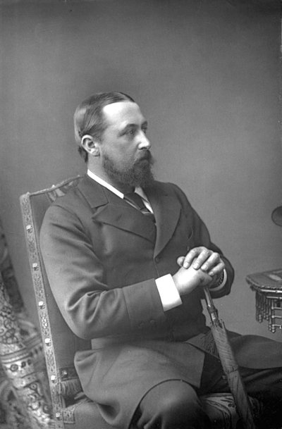 Alfred Ernest Albert, hertig av Edinburgh 1844-1900, brittisk prins, c1890 av Unbekannt