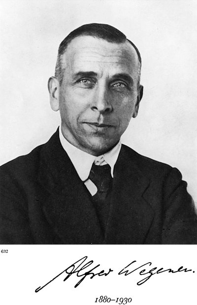 Alfred Lothar Wegener, tysk geofysiker och meteorolog av Unbekannt