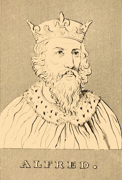Alfred, c847-899, 1830. av Unbekannt