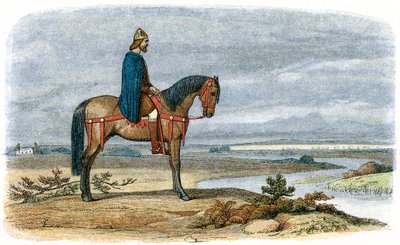 Alfred den store 849-899, anglosaxisk kung av Wessex från 871, 885 1864 av Unbekannt