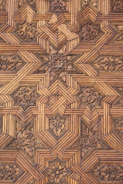 Alhambra - Dörr i Nasrid Palaces Granat Espagne av Unbekannt