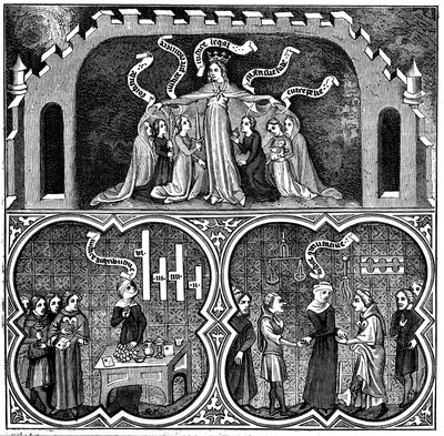 Allegory of Justice, från Aristoteles