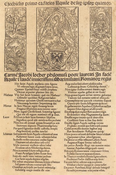 Allegori över örnen och kejsar Maximilian I, 1497. av Unbekannt