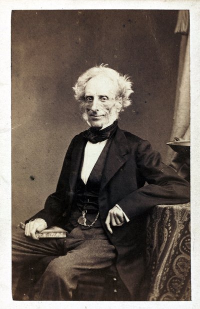Alphonse de Brebisson, fransk botaniker, ca 1863 av Unbekannt