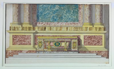 Altar Mensa för Borghese -kapellet, Santa Maria Maggiore, Rom av Unbekannt