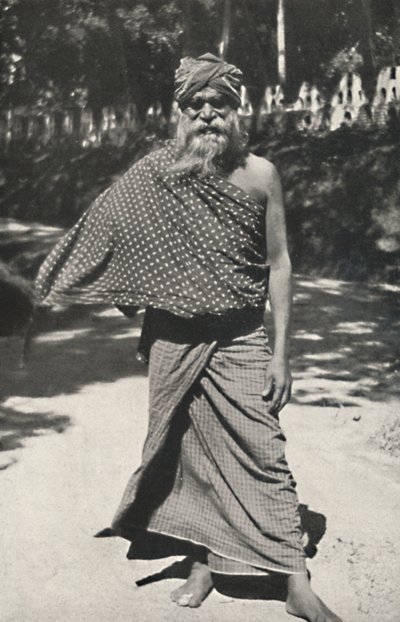 Gammal singalesisk arbetare från Kandy, 1926 av Unbekannt