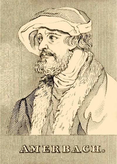 Amerbach, 1440-1513, 1830. av Unbekannt