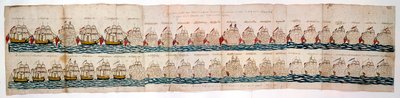 Amerikanska frihetskriget: Slaget vid Yorktown, 1781 av Unbekannt