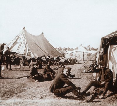 Amerikanskt läger, Melette, Frankrike, c1914-c1918 av Unbekannt