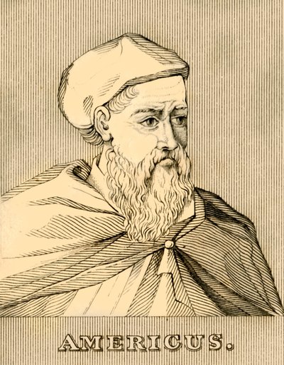 Americus, 1454-1512, 1830. av Unbekannt