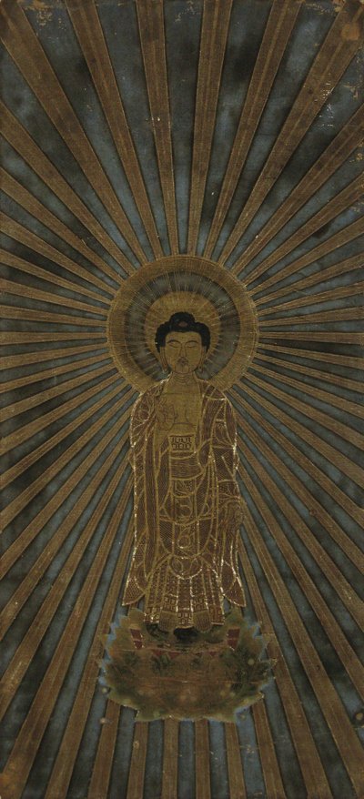 Amida Manifesting in the Dharma-body of Expedient Means, 1700-talet. av Unbekannt