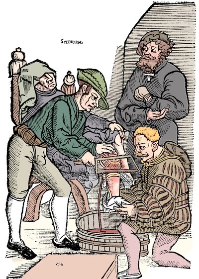 Amputation av ett ben utan bedövning, 1593 av Unbekannt