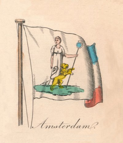 Amsterdam, 1838 av Unbekannt