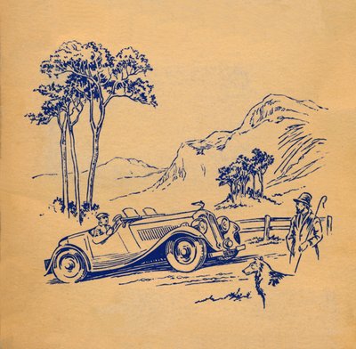 An Album of Motor Cars framsida, c1936 av Unbekannt