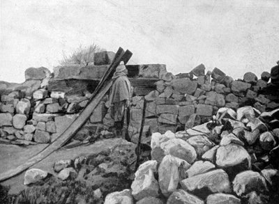 En algerisk soldat i vaktpost, Artois, Frankrike, 1915 av Unbekannt