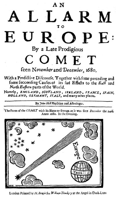 An Allarm to Europe by a Sen Prodigious Comet, 1680 av Unbekannt