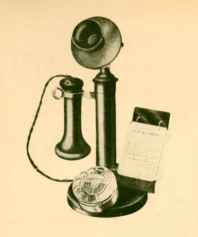 En automatisk telefonmottagare, c1930. av Unbekannt