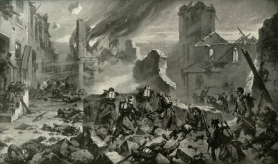 En incident i striderna vid Meuse, 1919. av Unbekannt
