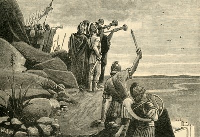En incident i Jugurthine-kriget, 1890. av Unbekannt