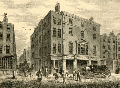 En gammal Coachmakers Shop i Long Acre, 1881. av Unbekannt