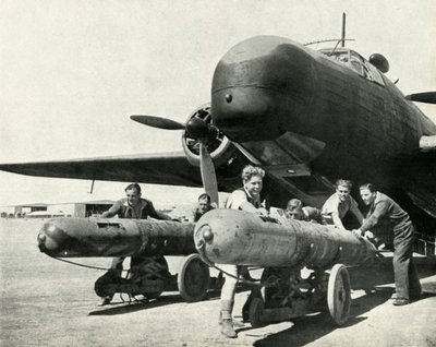 Ett flygplan som kunde bära torpeder över många hundra mil, c1942-1943, 1945. av Unbekannt