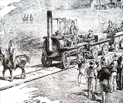Ett motorlok som jag byggde av George Stephenson av Unbekannt