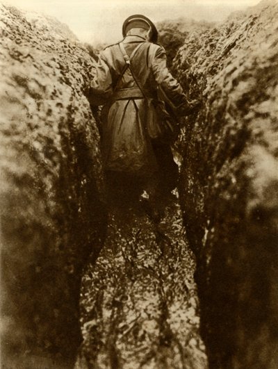 En officer i skyttegravarna, Frankrike, första världskriget, 1916, 1935. av Unbekannt