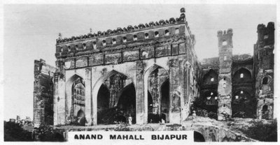 Anand Mahal, Bijapur, Karnataka, Indien, 1925 av Unbekannt