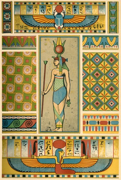 Forntida egyptisk dekoration, 1898. av Unbekannt
