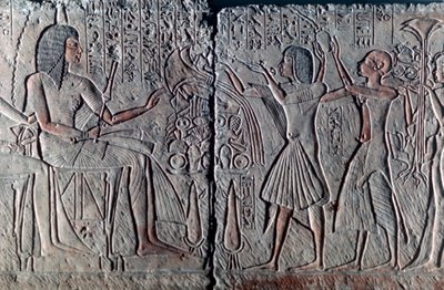 Forntida egyptisk relief, c1300 f.Kr av Unbekannt
