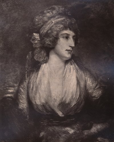 Anna Seward, engelsk författare och poet, c sent 1700-tal eller tidigt 1800-tal 1894 av Unbekannt