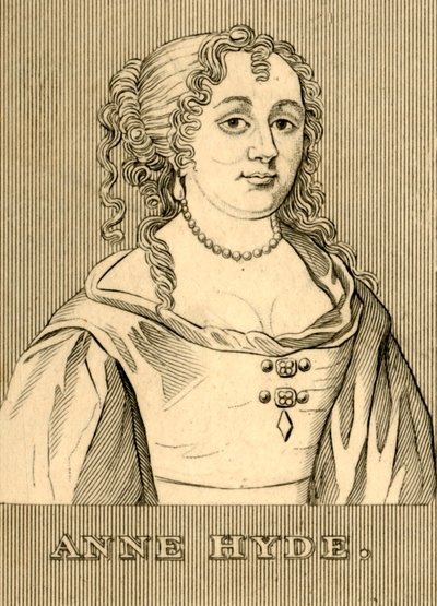 Anne Hyde, 1637-1671, 1830. av Unbekannt